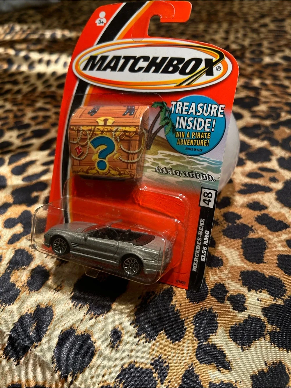 Sealed 2005 Matchbox Treasure Inside Series Mercedes-Benz SL55 AMG #48